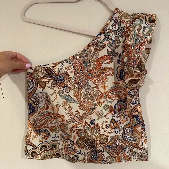 SHEIN One Shoulder Top - Picture 1 of 2